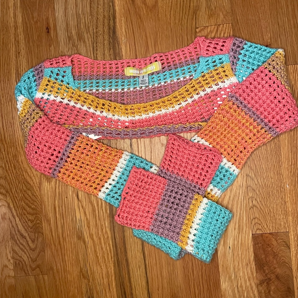 Urban Outfitters Shrug Rainbow